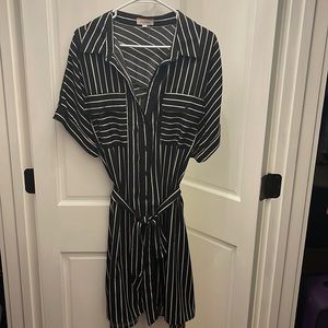 Blue & White Stripe Dress